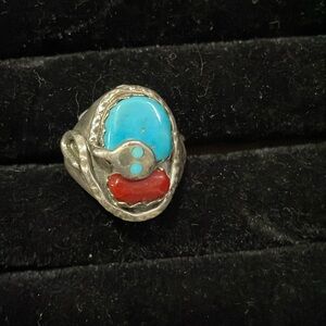 Man’s turquoise ring